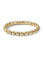 Box Chain Bracelet in 18K Yellow Gold, 7.3MM