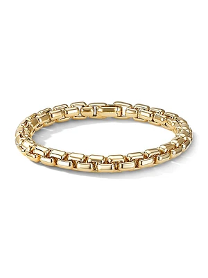 Box Chain Bracelet 18K Yellow Gold