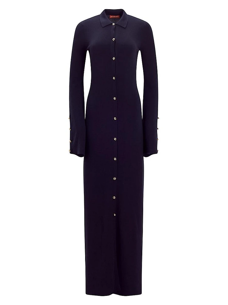 Leopold Merino Wool Polo Dress