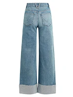 James High-Rise Wide-Leg Jeans