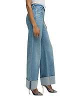 James High-Rise Wide-Leg Jeans