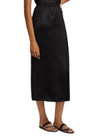 Slip Midi-Skirt