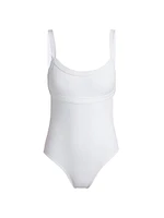 Scoopneck One-Piece Swimsuit