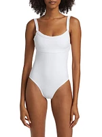 Scoopneck One-Piece Swimsuit