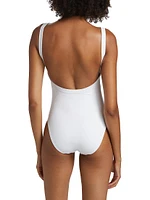 Scoopneck One-Piece Swimsuit