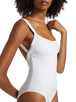 Scoopneck One-Piece Swimsuit