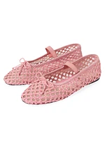 Leonie Raffia Ballet Flats