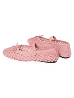 Leonie Raffia Ballet Flats