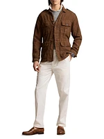 Long-Sleeve Linen Sport Shirt