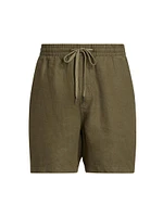 Linen Drawstring Shorts