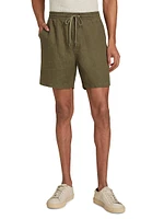 Linen Drawstring Shorts