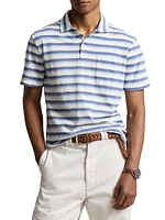 Striped Jersey Polo Shirt