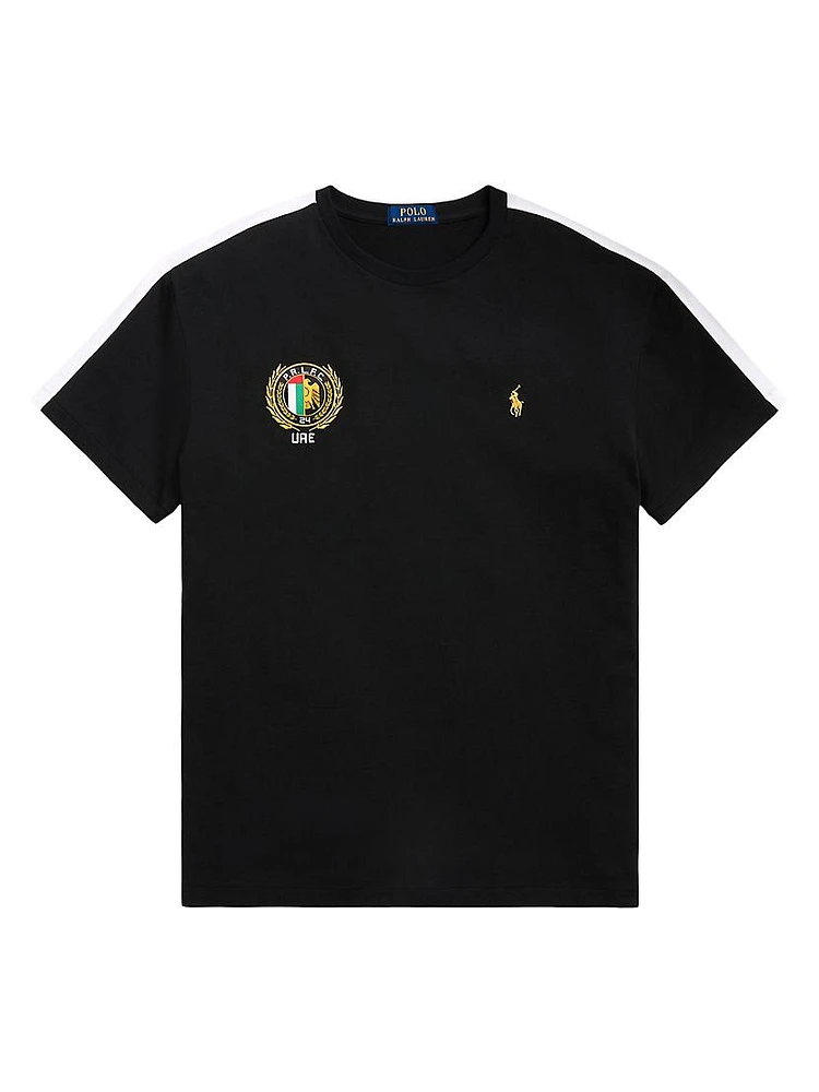 Crest Patch Cotton T-Shirt