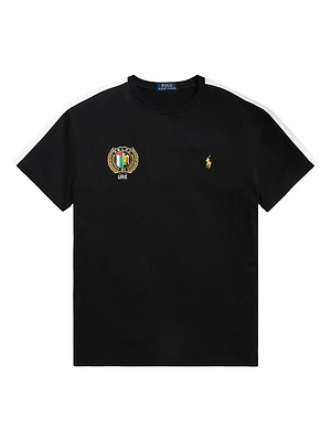 Crest Patch Cotton T-Shirt