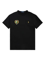 Crest Patch Cotton T-Shirt