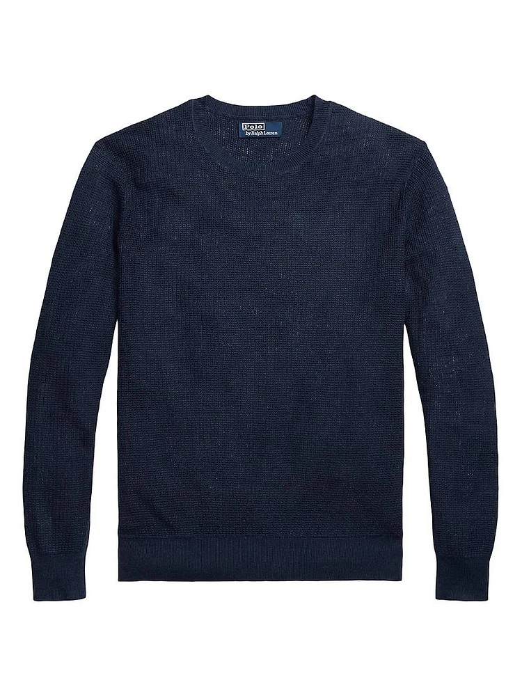 Linen Crewneck Sweater