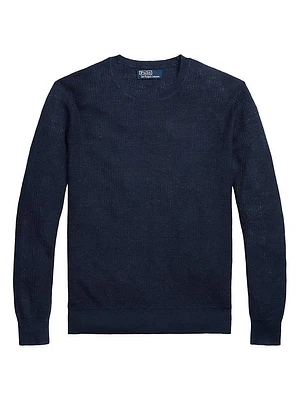 Linen Crewneck Sweater