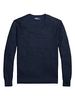 Linen Crewneck Sweater