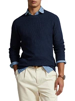 Linen Crewneck Sweater