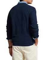 Linen Crewneck Sweater