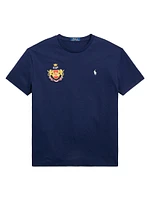 Crest Patch Cotton T-Shirt