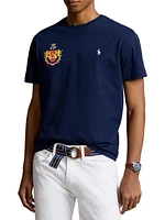 Crest Patch Cotton T-Shirt