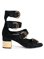 Alize Suede Buckle Sandals