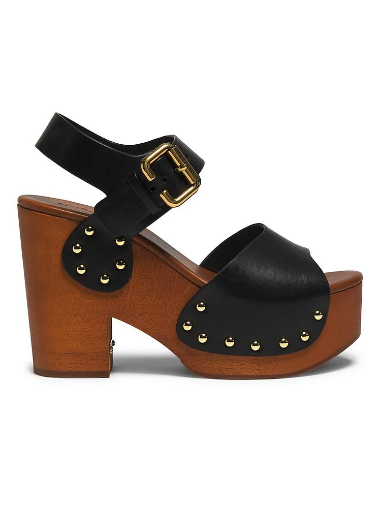 Jeannette Leather Clogs