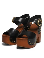 Jeannette Leather Clogs