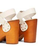 Jeannette Leather Clogs