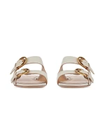 Alize Leather Slides