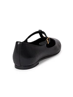 Marcie Leather Ballerina Flats