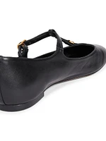 Marcie Leather Ballerina Flats