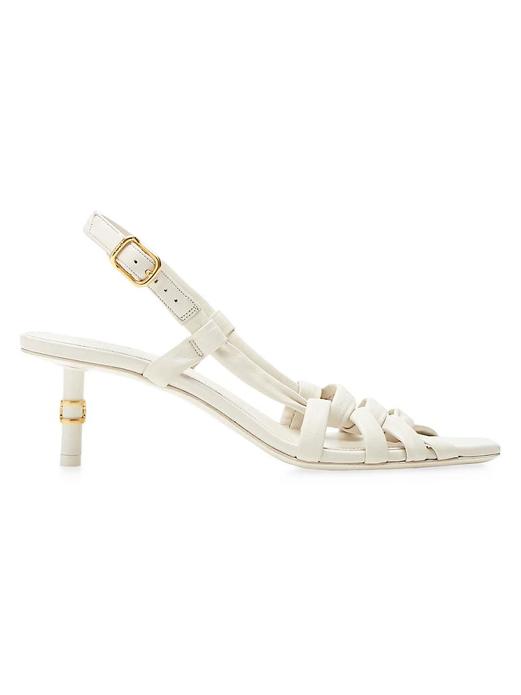 Marcie 65MM Leather Sandals