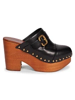 Jeannette Leather Clogs