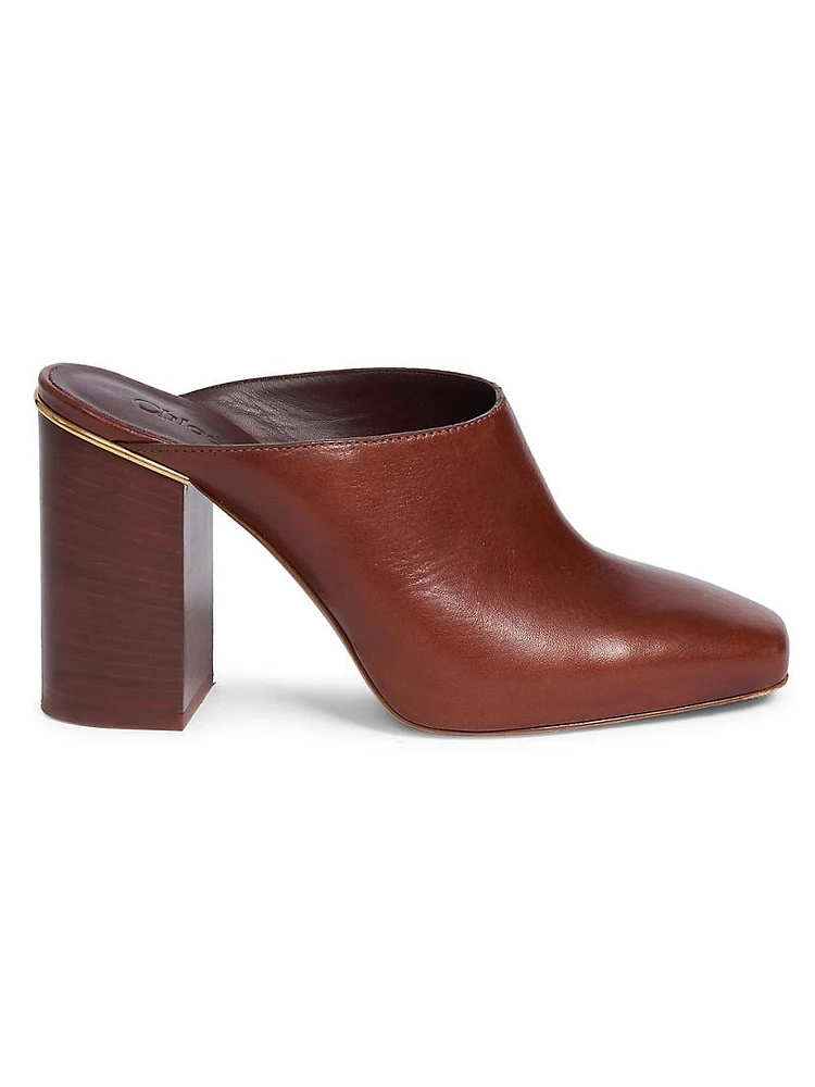 Ambre 105MM Leather Mules