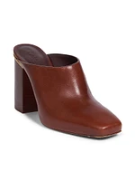 Ambre 105MM Leather Mules