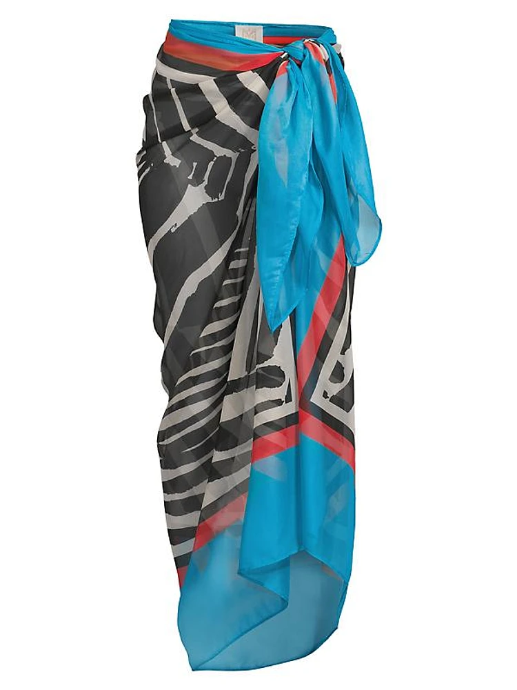 Mosaic Zebra Sarong