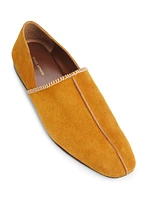 Dream Study Babush Suede Loafers