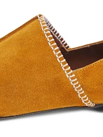 Dream Study Babush Suede Loafers