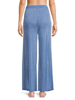 Riviera Metallic Cover-Up Pants