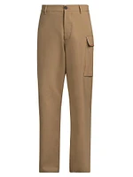 Wool Straight-Leg Trousers