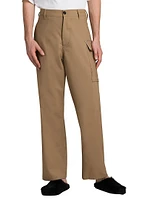 Wool Straight-Leg Trousers