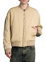 Contrast Split Bomber Jacket