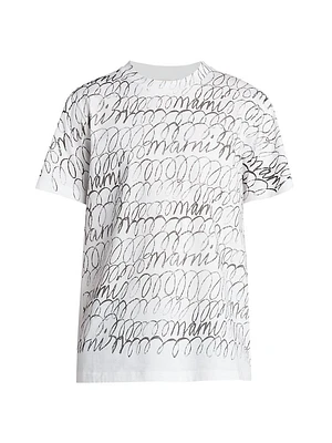 Scribble Cotton T-Shirt