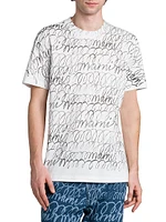 Scribble Cotton T-Shirt