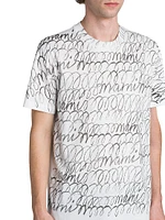 Scribble Cotton T-Shirt