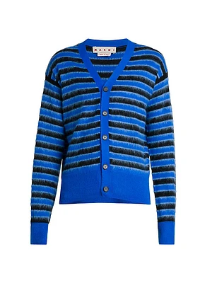 Striped Wool Cardigan