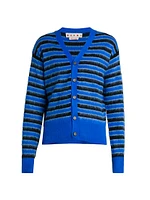 Striped Wool Cardigan