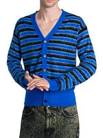 Striped Wool Cardigan